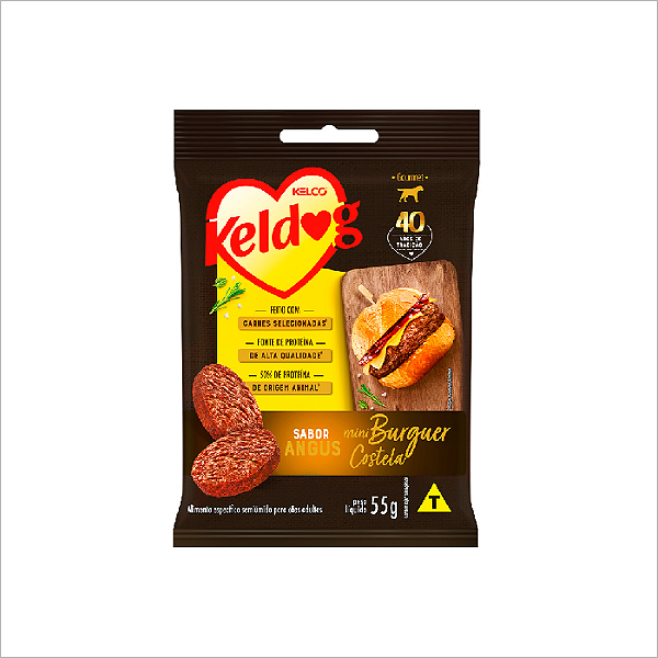 Keldog Mini Hamburguer Costela Angus 55g
