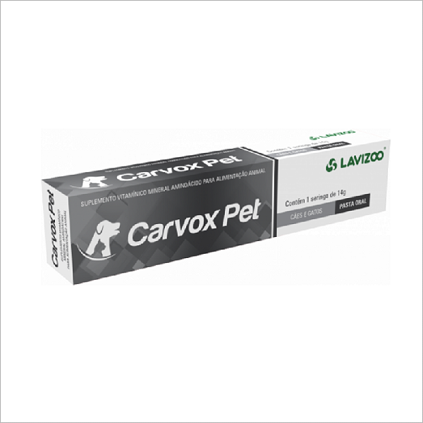 Carvox Pet Lavizoo - Carvão Ativado Em Gel para Cães e Gatos 14gr