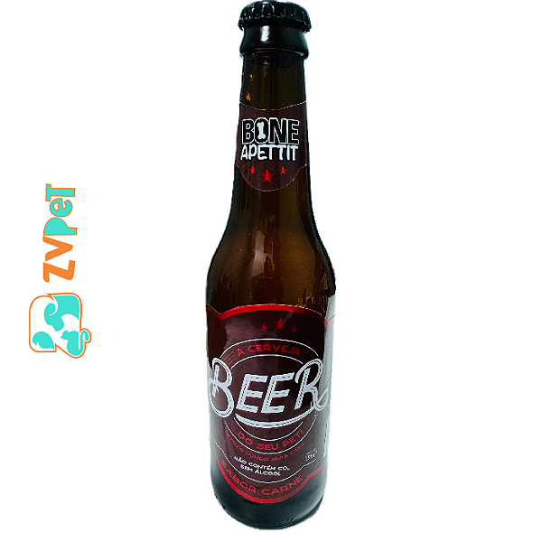 Cerveja Bone Apettit Dogbeer Carne Para CÃes 355ml