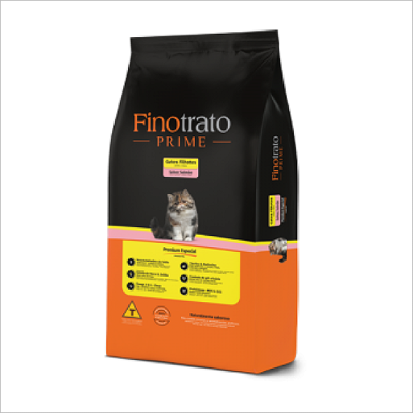 Finotrato Prime Gatos Filhote Salmao 10,1kg