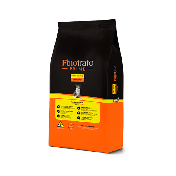 Finotrato Prime Frango Gatos Filhotes 10,1kg