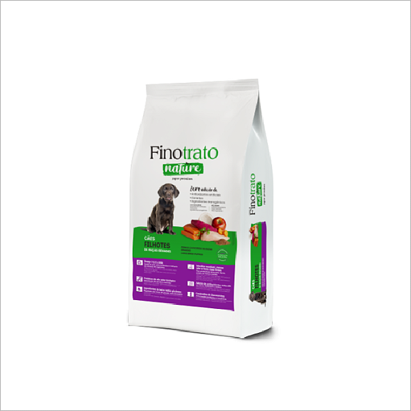 Finotrato Caes Nature Filhotes Racas Grandes 15kg