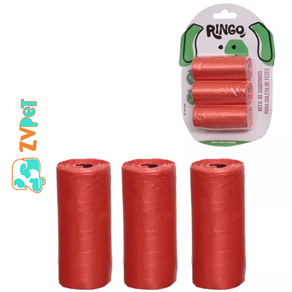 Refil Cata Caca C/3 Und-vermelho - Ringo