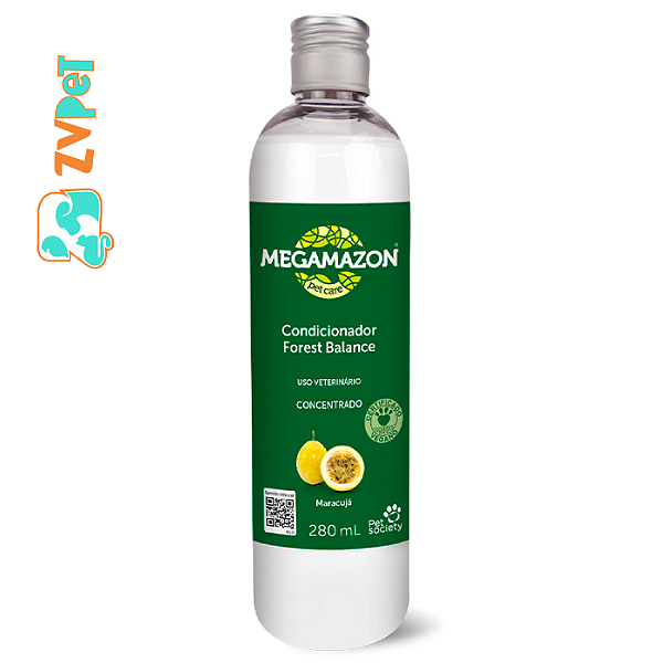 Condicionador Megamazon Forest Balance Nacional MaracujÁ Para CÃes E Gatos 280ml