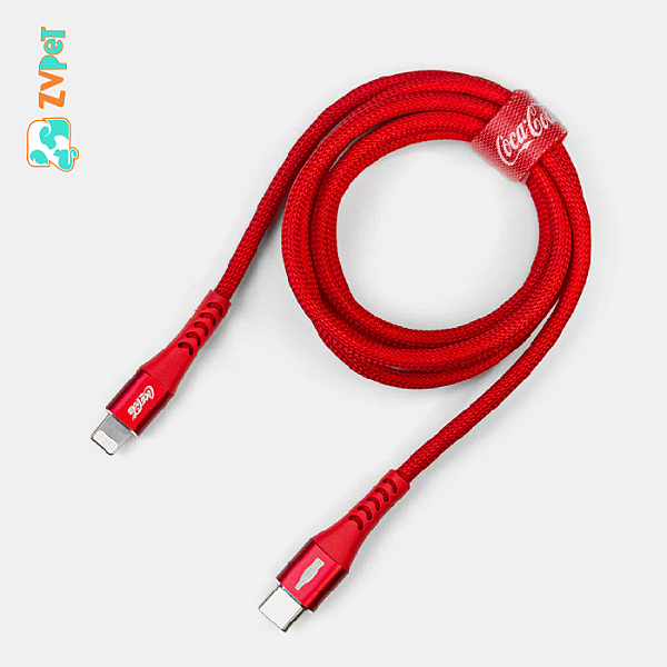 Cabo Mfi Lightning Para Usb-c Vermelho | Elite Cable Coca-cola 1.2m Iwill