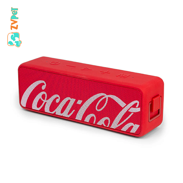 Caixa De Som Com Baixos Acentuados Vermelha | Sound Box Coca-cola Iwill