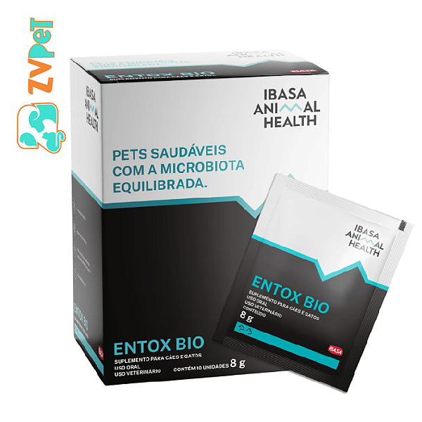 Suplemento Entox Bio Para CÃes E Gatos 1 Sache 8g Ibasa