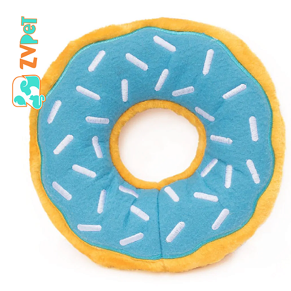Zippy Paws Jumbo Donutz Gigante - Blueberry