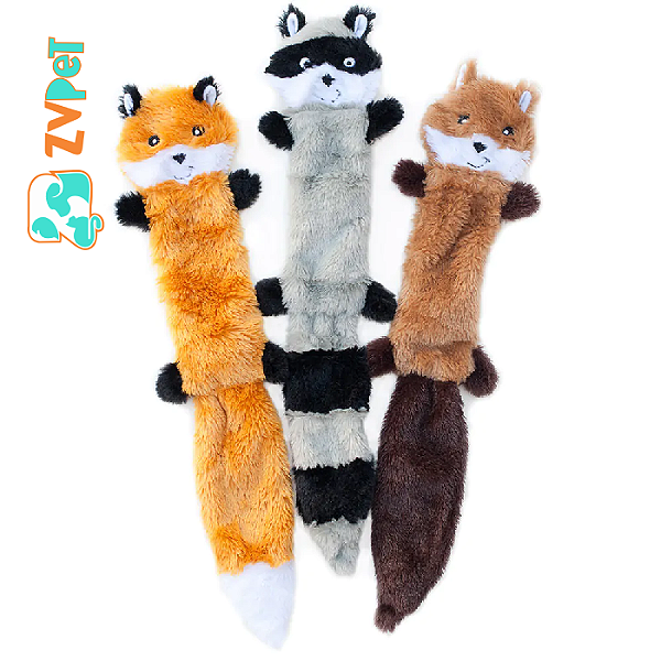 Zippy Paws Skinny Peltz 3-pack Large 3 Pelucias