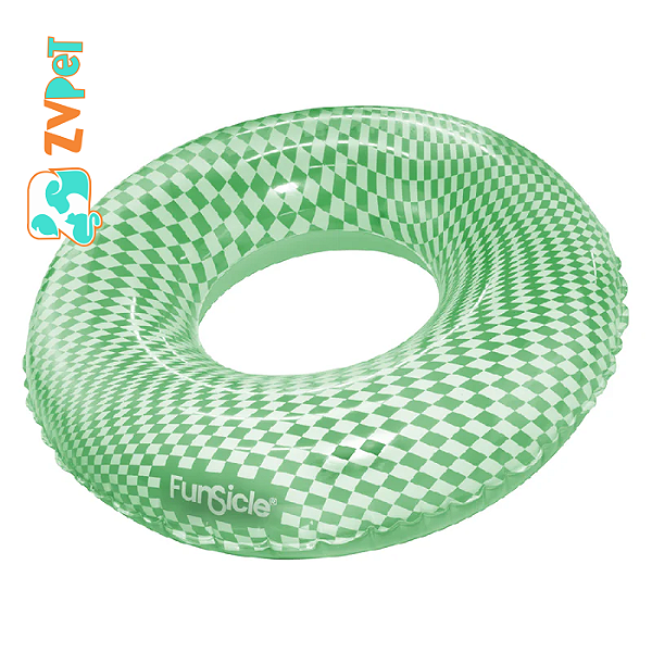 Funtube Boia Quadriculado Verde Inflavel Funsicle Marc - Maccabi