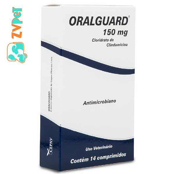 Oralguard Cepav 150 Mg - 14 Comprimidos Para Caes E Gatos