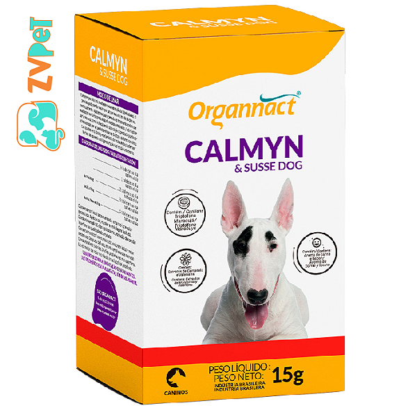Suplemento Organnact Calmyn E Susse Para Caes 15 G