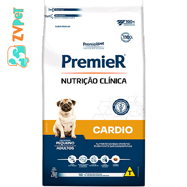 Racao Premier Nutricao Clinica Cardio Para Caes De Porte Pequeno 2kg