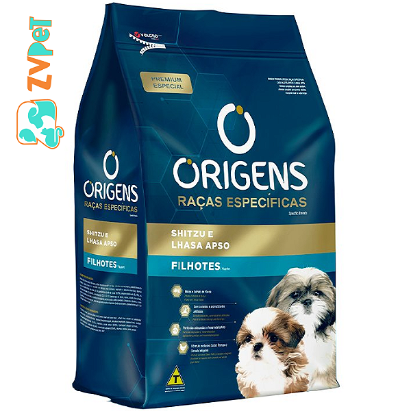 Racao Origens Racas Especificas Para Shitzu E Lhasa Apso Filhotes 10,1kg