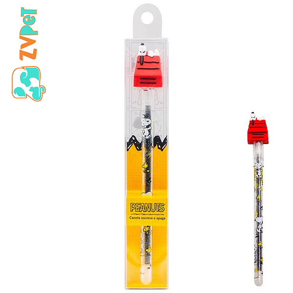 Caneta Esferografica Gel 0,7mm Apagavel Snoopy House Spiral Bt 1 Un