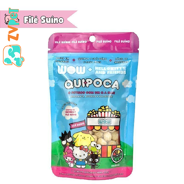 Petisco Natural Quipoca Para Caes Sabor Lombinho 30g Wow Pet