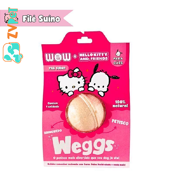 Petisco Natural Para Caes Weggs Sabor Lombinho 1 Uni - Wow Pet