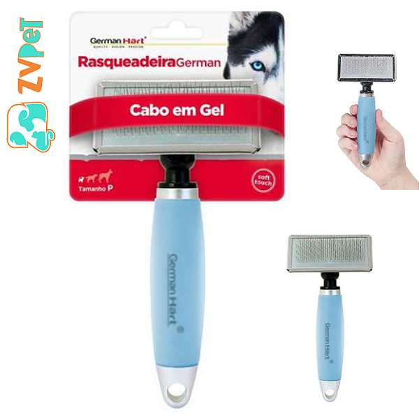 Rasqueadeira Germanhart Gel P Azul Para Caes E Gatos (n/a)