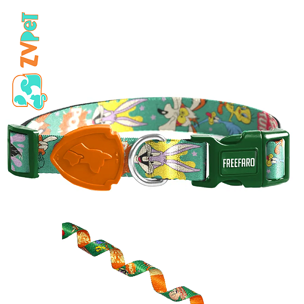 Coleira Looney Tunes - P -  Freefaro
