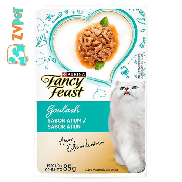 Racao Umida Fancy Feast Goulash Para Gatos Sabor Atum 85g