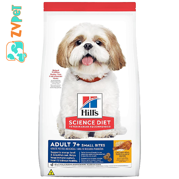 Racao Hills Science Diet Para Caes Idosos, 7+ PedaÇos Pequenos Frango 2,26 Kg