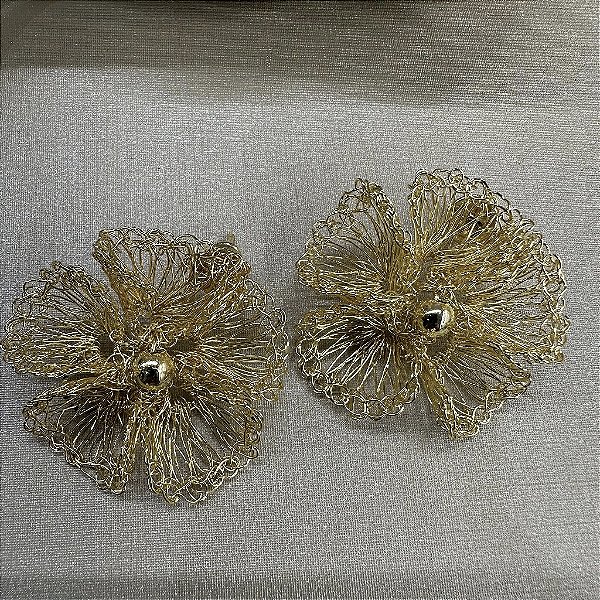 Brinco Flor gold