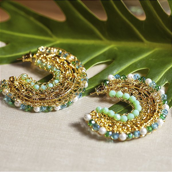 Brinco Argola Tramada