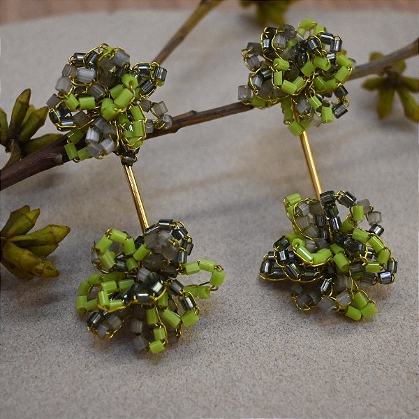 Brinco Frufru Pistache double