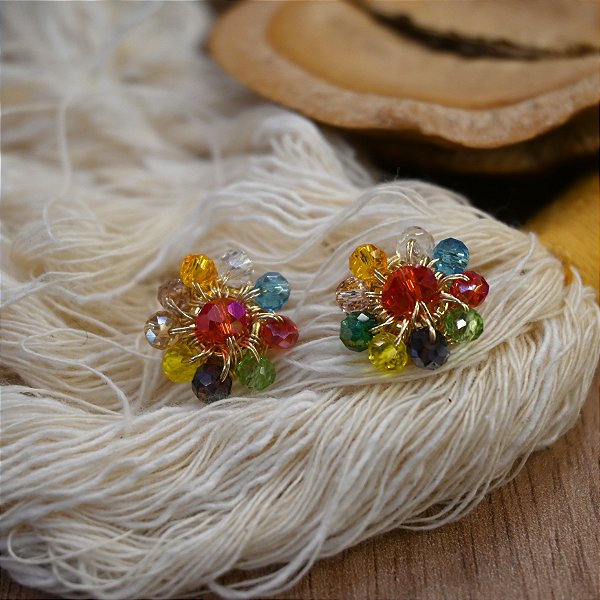 Brinco Florzinha Colors