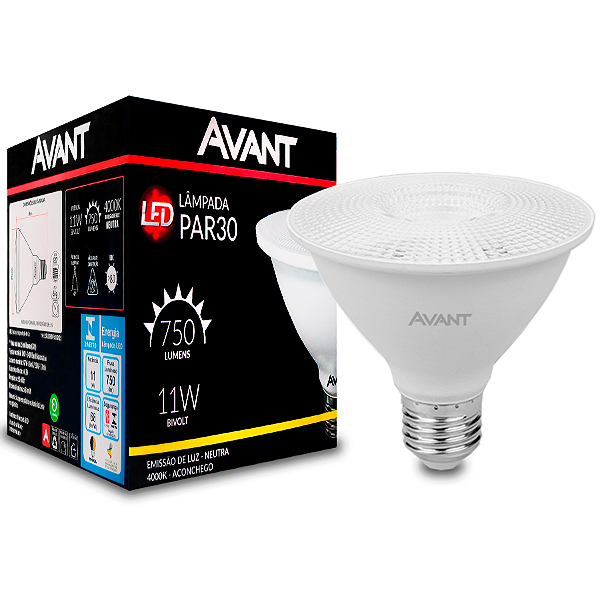 Avant Lâmpada Led Par 30 11w 4000k  Bivolt