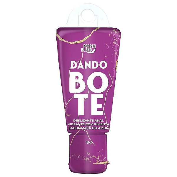 DANDO BOTE GEL DESLIZANTE ANAL VIBRANTE BEIJÁVEL 18G PEPPER BLEND