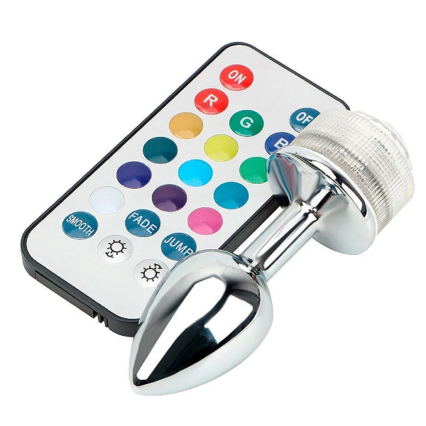 PLUG ANAL METAL LED PEQUENO GENERAL IMPORT