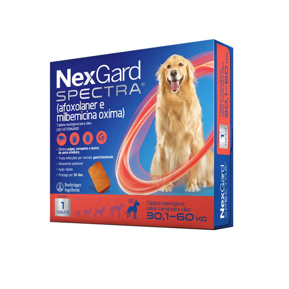 Nexgard Spectra 30,1-60kg (unidade)
