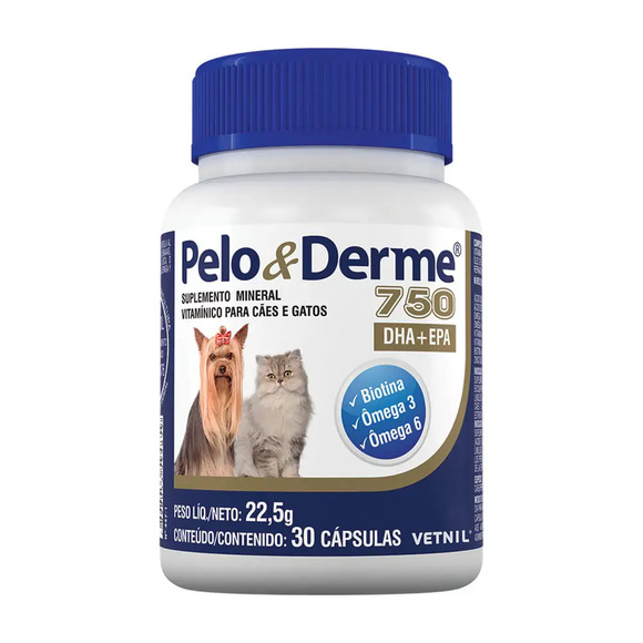 Pelo E Derme 750 Mg Dha+epa 30 Caps