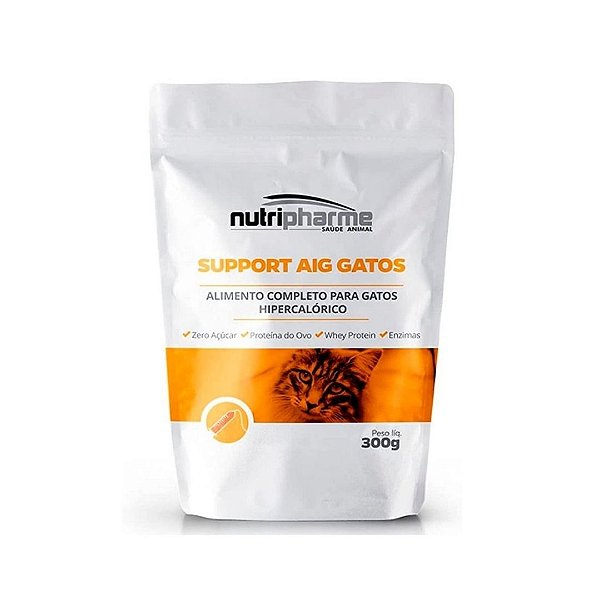 Alimento Support Aig Gatos Hipercalórico Nutripharme 300 G