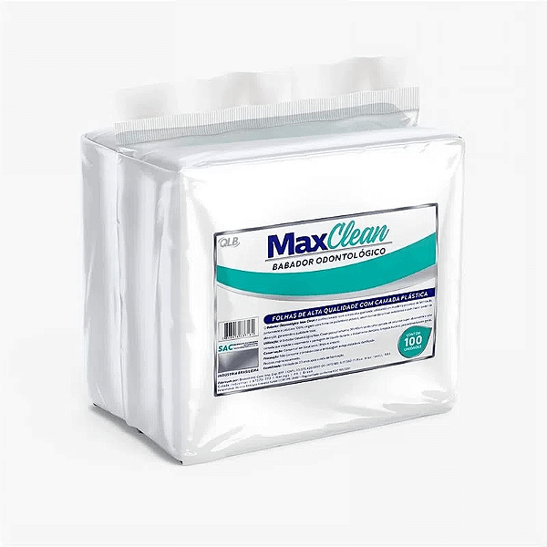 Babador Odontológico MaxClean - 100UN
