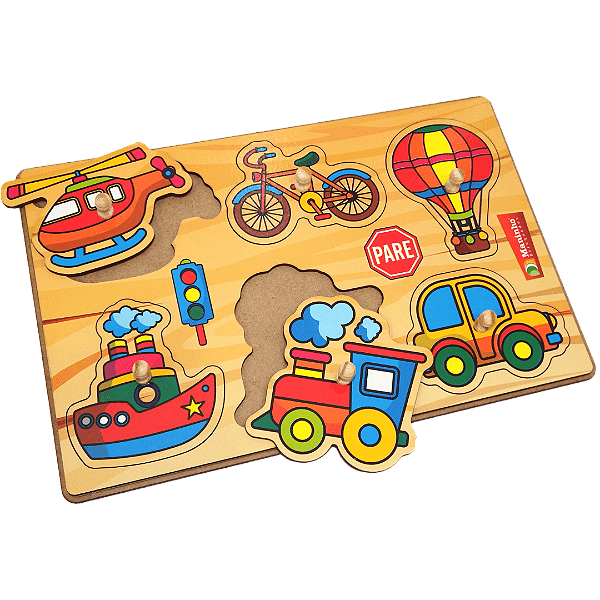 Painel Divertido Meios de Transportes