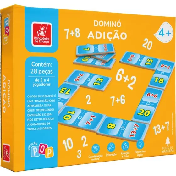 Coleção Pop Dominó Adição