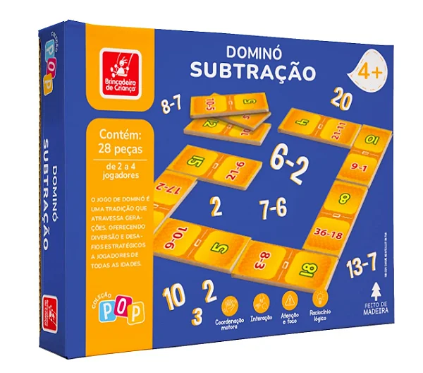 Coleção Pop Domino Subtração