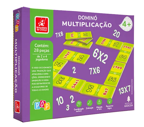 Coleção Pop Domino Multiplicação