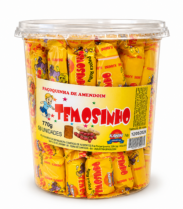 Pacoça Temosinho c/50 unidades
