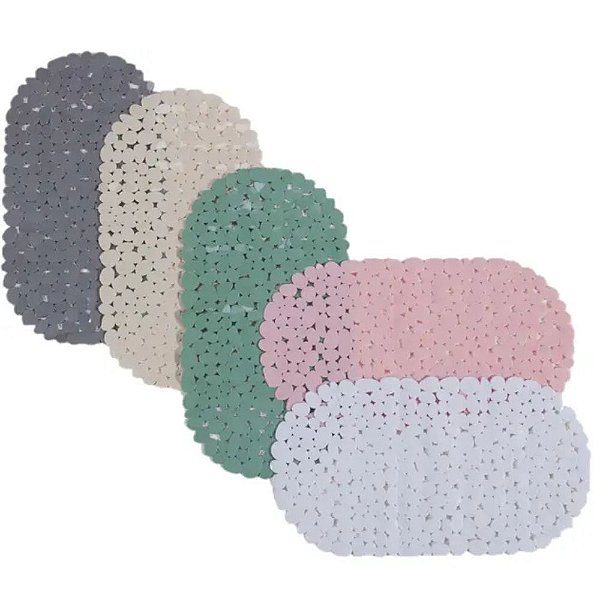 Tapete p/ Box Antiderrapante 35x65 Stone