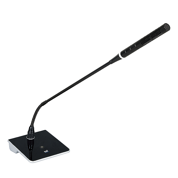 Microfone de Mesa MSF-460-B com Phantom Power, Haste Flexível e LED Azul