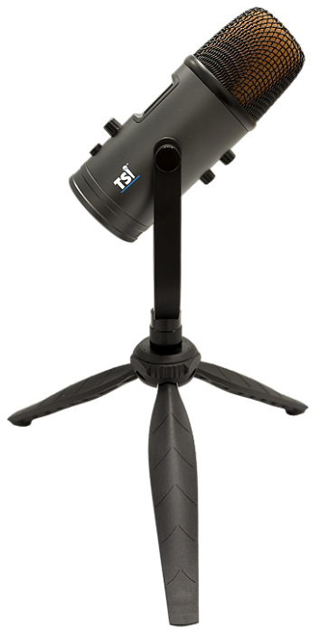 Microfone USB TSI CAST-PRO — Profissional para Podcast e Live com 10 Níveis de Cancelamento