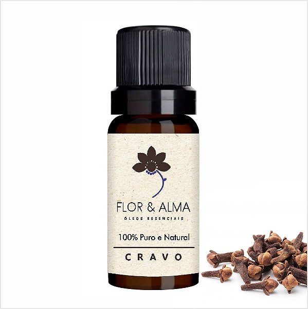 Óleo Essencial de Cravo Puro e Natural 10 ml