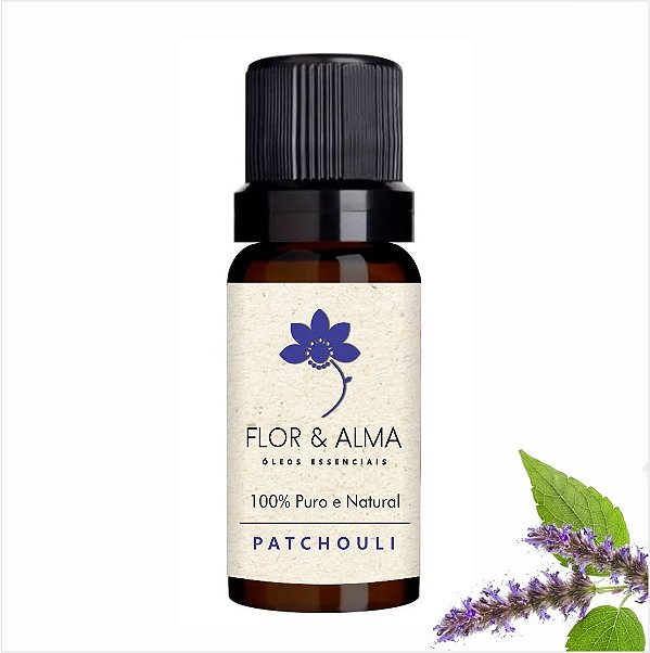 Óleo Essencial Patchouli Puro e Natural 10ml