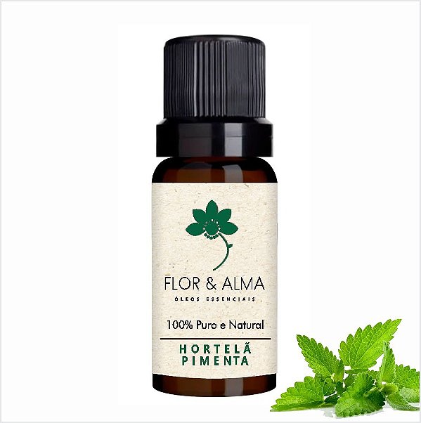 Óleo Essencial Hortelã Pimenta Puro e Natural 10 ml