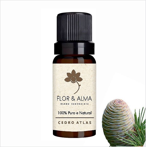 Óleo Essencial Cedro Atlas Puro e Natural 10ml