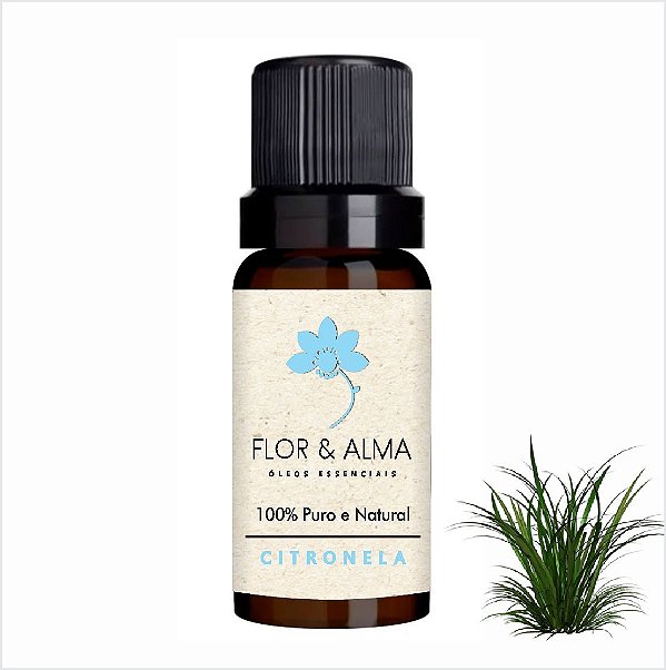 Óleo Essencial Citronela Puro e Natural 10ml