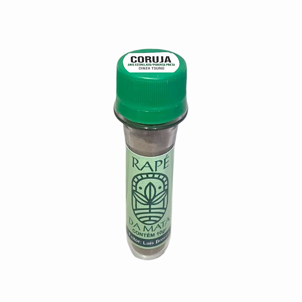 Rapé Coruja - Cinza de Tsunú, Anis Estrelado e Pimenta Preta